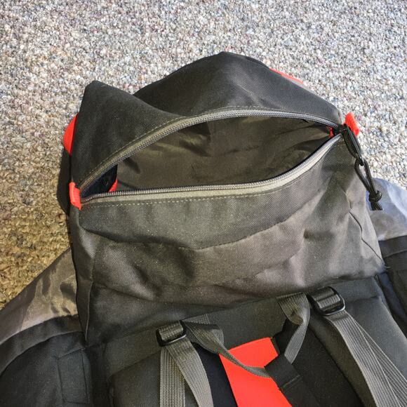 Jansport Katahdin 50 Backpack Grey Red Hiking Outdoor Camping Trail Pack Bag - Picture 11 of 11